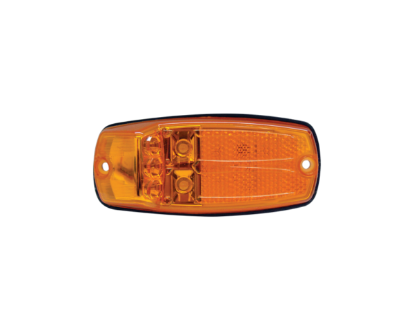 50763 LANTERNA LATERAL DIRECIONAL/ POSIÇÃO/ RETROREFLETOR MARCOPOLO G7 ACR AMBAR BIVOLT